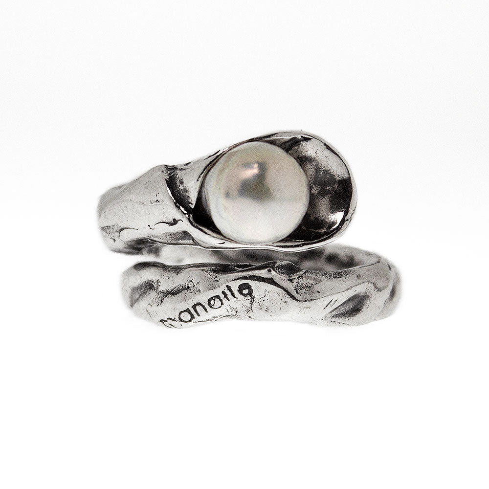 MANDILE - Anello in argento 925 e pietra dura