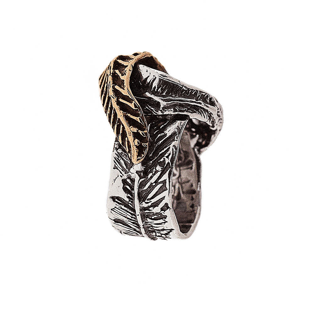 MANDILE - Anello argento 925 e bronzo