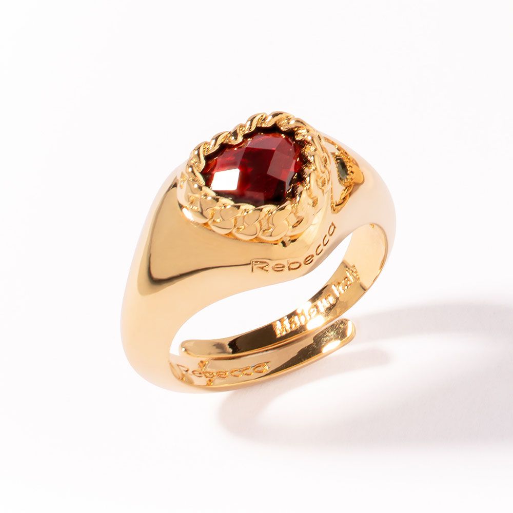 REBECCA - ANELLO IN BRONZO E PIETRA