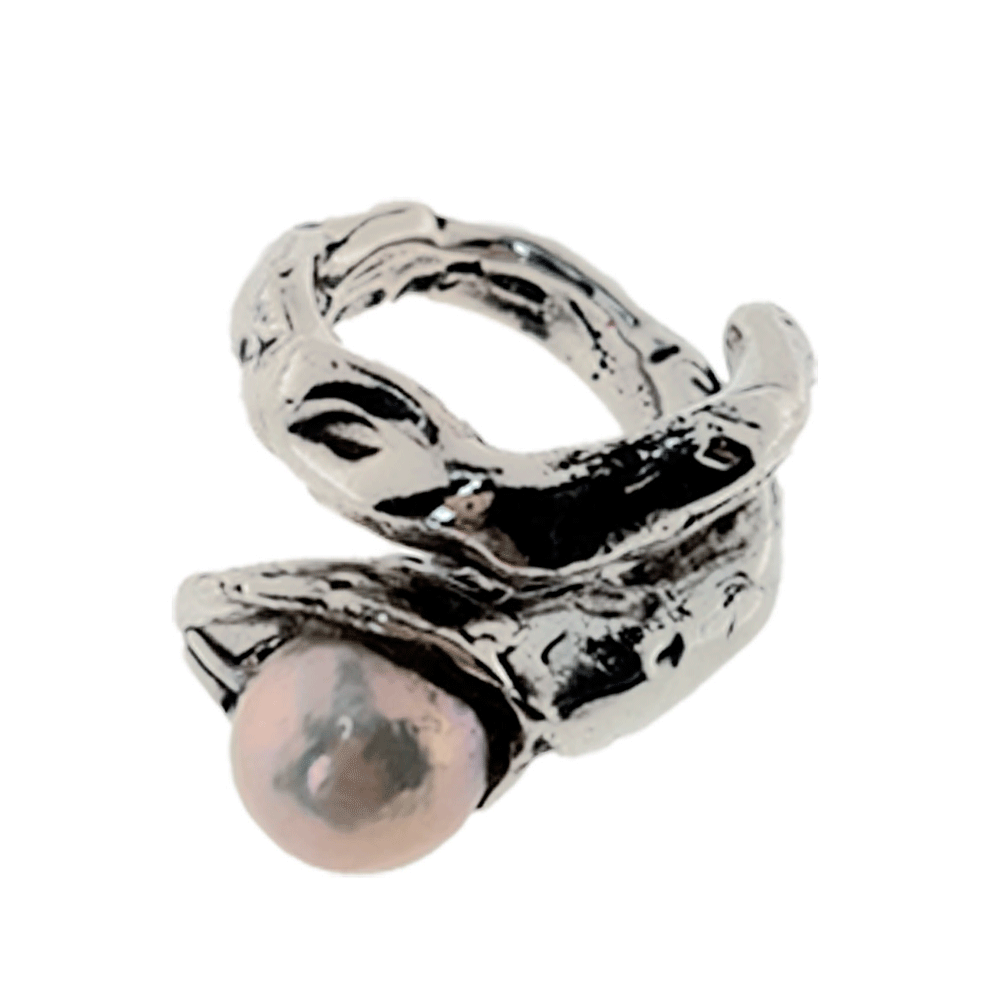 MANDILE - Anello in argento 925 e pietra dura