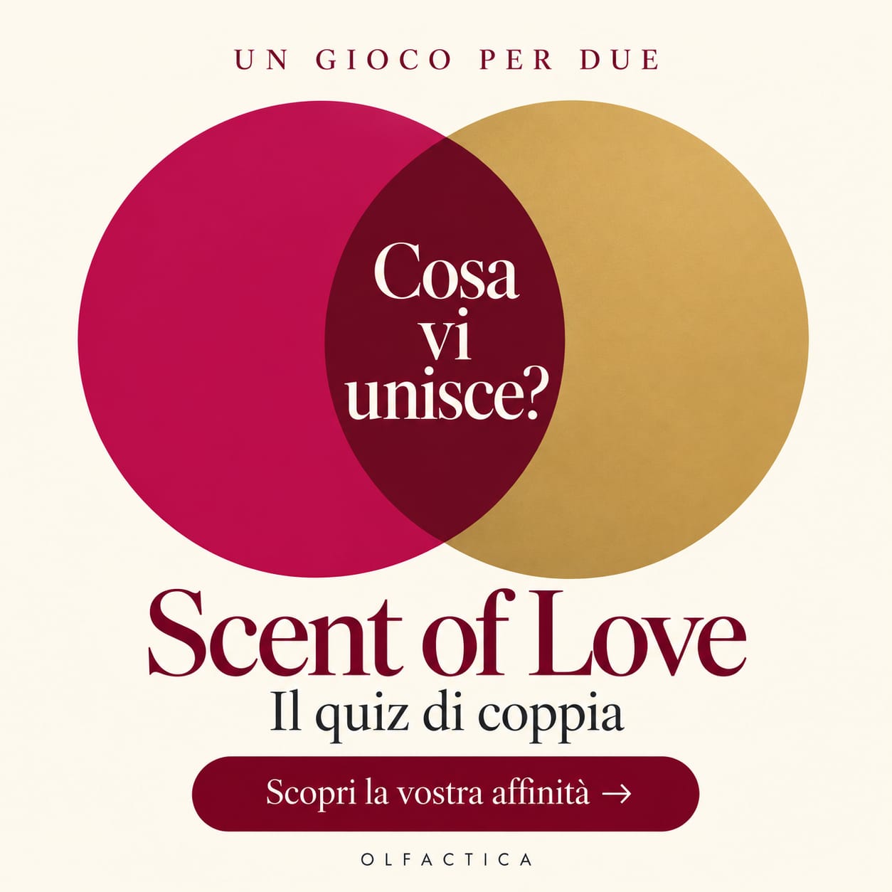 Scent of Love: scopri la vostra affinità con il quiz di coppia